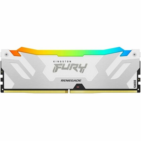 Kingston 32GB 7600MT/S DDR5 CL38 DIMM KIT OF 2 FURY RENEGADE RGB WHITE XMP KF576C38RWAK2-32