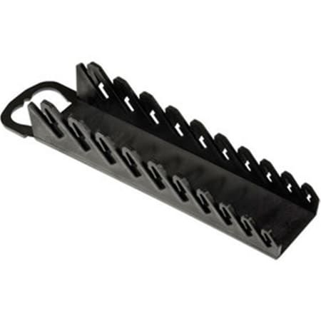 Home Improvement Black Stubby Gripper 11-Wrench Organizer HO2997814