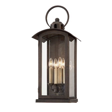 Troy Lighting Chaplin 4 Light Wall Sconce 11 In. Vintage Bronze B7443-VBZ