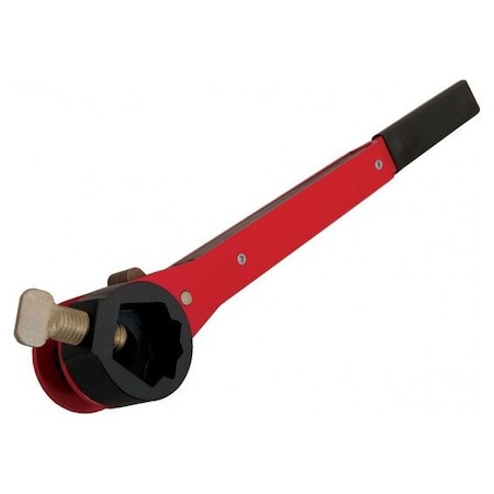 Reed 02397 RATCHETING HYDRANT WRENCH, 18 IN L, FOR USE WITH 1-3/4 IN PENTAGON AND 1-1/4 IN SQUARE HYDRANT HWFR