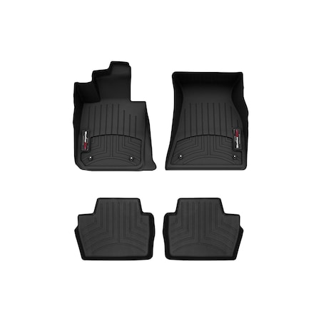 Weathertech Black, Front and Rear Floorliners 4416931-4416733