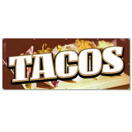 Signmission Tacos, 48 Inch, Banner B-120-30426