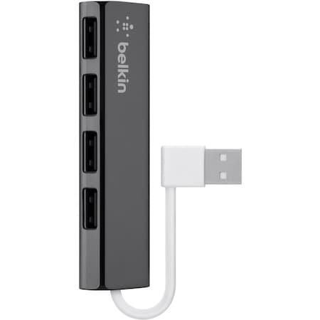Belkin HUB 4PORT USB 2.0 TRAVEL SLIM STYLE/ BLACK F4U042BT
