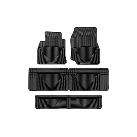 Weathertech Black, Front, Rear, and Rear All Weather Floor Mats W23-W25-W60