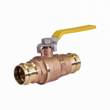 Everflow Press Double-O-Ring Press Ball Valve, Brass 4" 310R004-NL