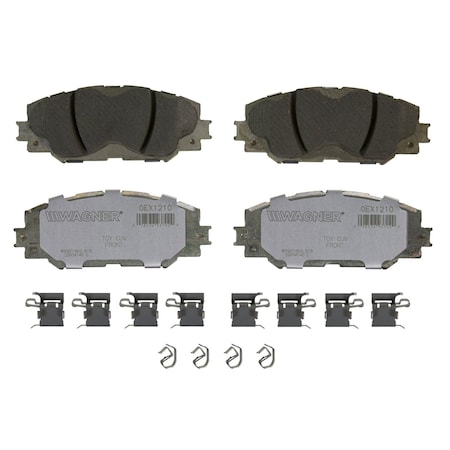 Wagner Brake OEX Front Disc Brake Pad Set Premium Ceramic,  OEX1210