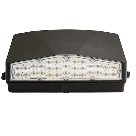 J&H Led 250-Watt Equivalent Integrated LED Bronze Wall Pack Light, Adjustable Lumens and CCT JH-RWPGW-52B