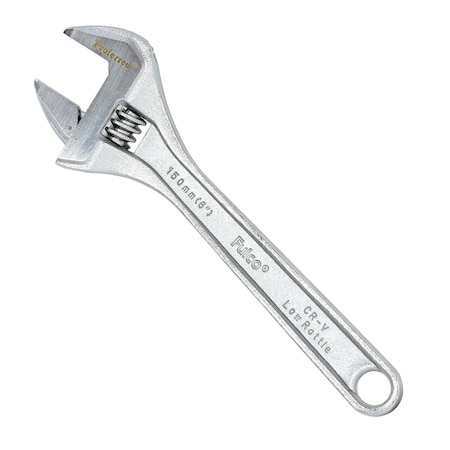 Proferred 6" Standard Adjustable Wrench, Chrome Finish T05052