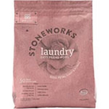 Grab Green 50 Loads Stoneworks Rose Petal Laundry Detergent Powder Pods 230950