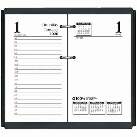 House Of Doolittle Calendar Refill, Daily, 3-1/2 x 6 In, White HOD4717