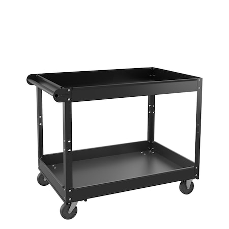 Hirsh Utility Cart, Steel, 2 Shelves, 24 in W, 32 in H 22641