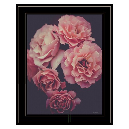 Homeroots Dreamy Rose 2 Black Framed Print Wall Art 408155