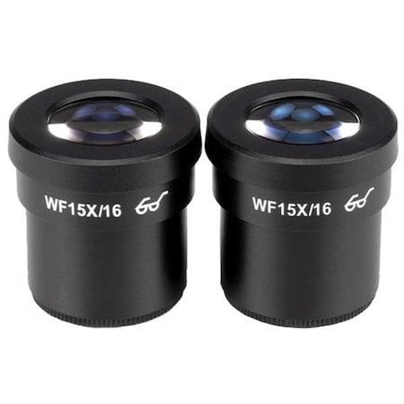 Amscope Pair of Extreme Widefield 15X Eyepieces (30mm) EP15X30E