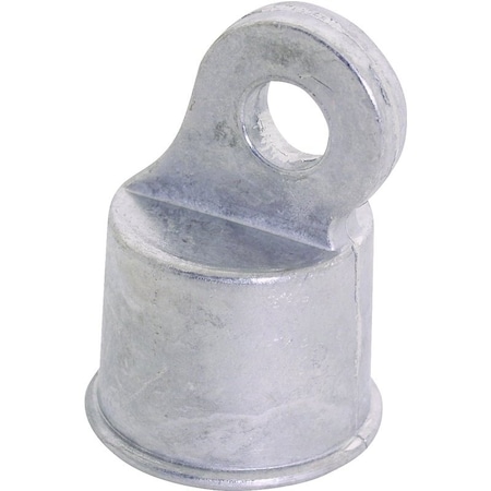 Stephens Pipe & Steel Chain-Link Fence Rail End, Aluminum HD05010RP