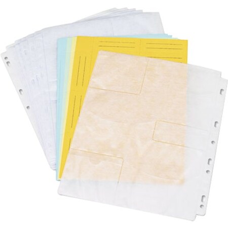 Innovera Two-Sided CD/DVD Pages for Three-Ring Binder, 10/Pack - Sleeve - Fabric 39301