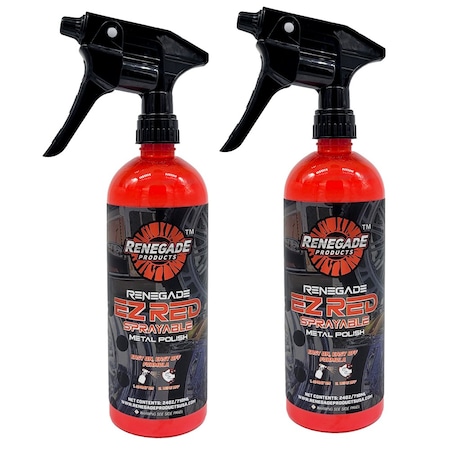 Renegade Products Usa EZ Red Sprayable Metal Polish, 2PK LFGRPCLRSMP24OZ-2PAK