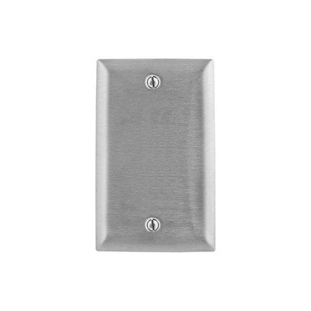 Hubbell Wallplates and Accessories Wallplate Blank Cover 1 Gang SS13