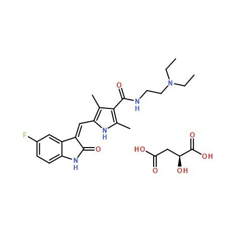 Ak Scientific Sunitinib malate (100mg), CAS 341031-54-7 V2095-100mg