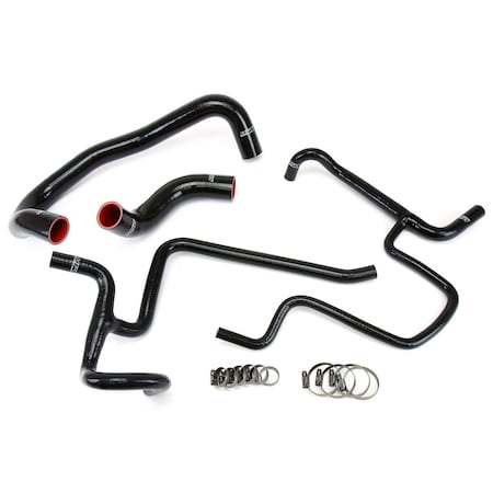 Hps Performance High Temp Reinforced Silicone Radiator and Heater Coolant Hose Kit, Black,  57-1327-BLK
