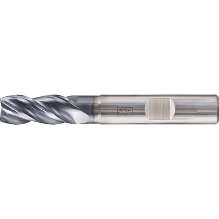 Pferd PFERD Chamfered End Mill, 4 flutes, 5/16'' Dia, 5/8'' APMX, 2-1/2'' OAL, Weldon shank 23003038