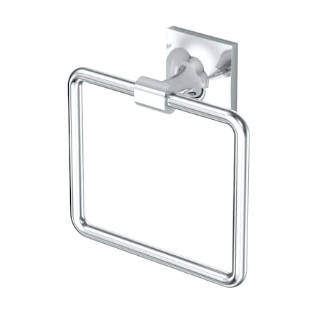 Gatco Waterline Towel Ring, Chrome 5582