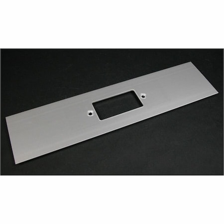 Wiremold Open Cover Plate, Gray, Aluminum ALA-G