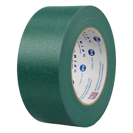 Zoro Select Masking Tape, Green, 54 13/16 m L, PK6 397RW0