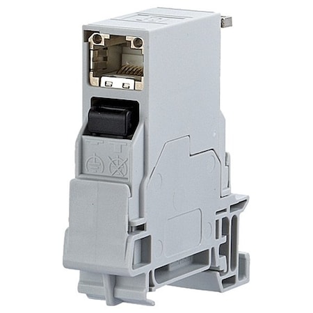 Metz Connect Terminal Rail Insert, Light Gray, Poles 8 1401806113KE