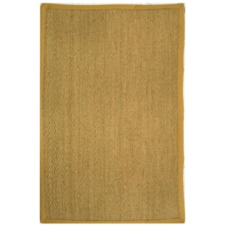 Safavieh Natural Fiber 6 ft. x 9 ft. Power Loomed Medium Rectangle Rug - Natural-Beige NF115A-6