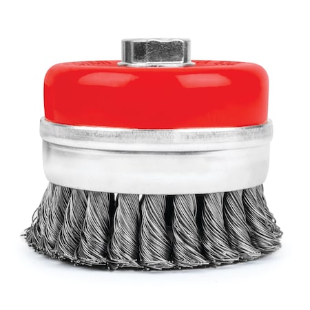 Titan 3-1/2 In. Knotted Wire Cup Brush 22238