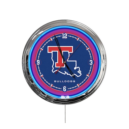 Holland Bar Stool Louisiana Tech University 16 LED Wall Clock ClkL16