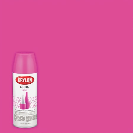 Krylon 12 Oz. Neon Pink Spray Paint K09071007