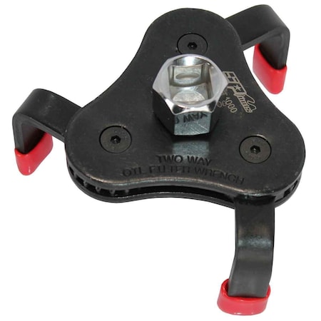 Sp Tools Usa FILTER WRENCH 3 PRONG OIL- REVERSIBLE 1/2in DRIVE SP64000