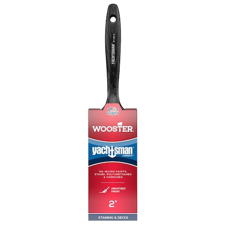 Wooster 2" Varnish Soft, White China Bristle, Paint Brush, Plastic Handle Z1120-2