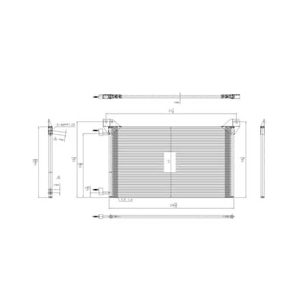 Tyc A/C Condenser, 4953 4953