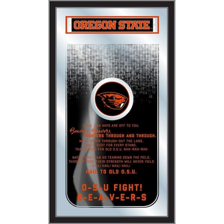 Holland Bar Stool Co Oregon State 26" x 15" Fight Song Mirror MFghtOregSt