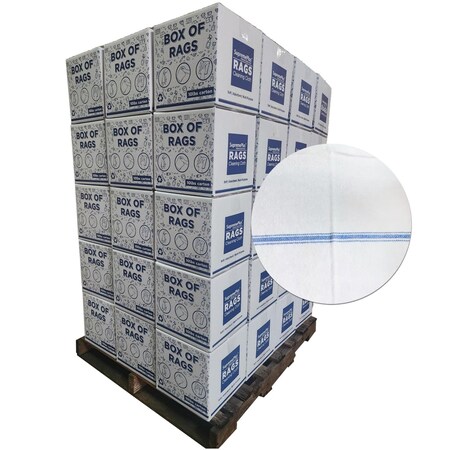Supremeplus New Color Stripe Heavyweight Kitchen Towels, 720 lbs. Pallet, 72 x 10 lbs. Boxes, 72PK SP-2879