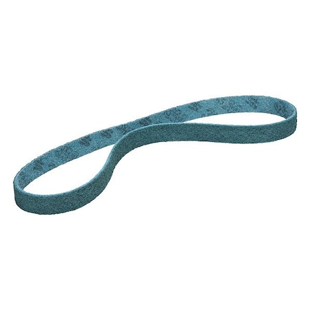 Scotch-Brite Surface-Conditioning Belt, 1 in W, 30 in L, Non-Woven, Aluminum Oxide, Not Applicable Grit, SC-BS 7000120609