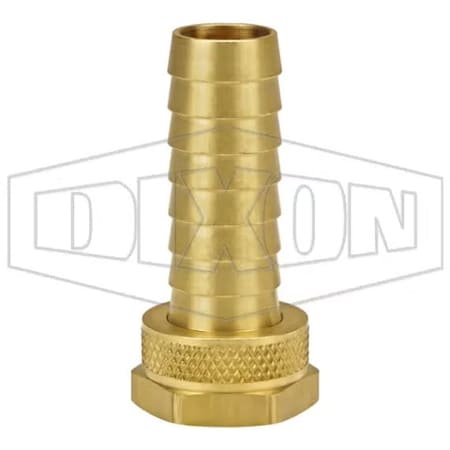 Dixon Long Shank Coupling, 3/4 in Nominal, Female Garden Hose Thread End Style, Domestic 5941212C