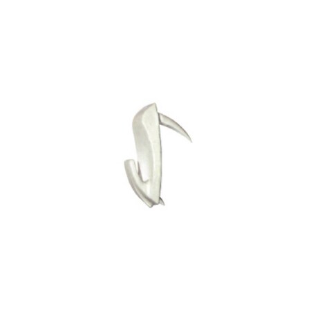 Hillman Picture Hook WallBiter Brass-Plated Silver Small 30 lb Brass-Plated, 4PK 122391