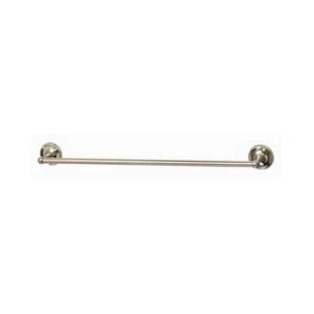 Homewerks 24 in. Home Point Round Towel Bar, Nickel 231173