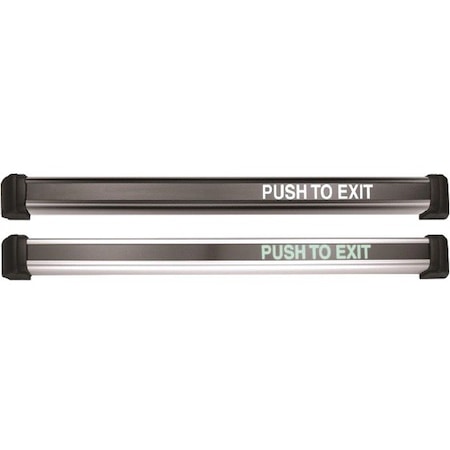 Securitron Push to Exit Bar, Width 42 In. DSB-CL42