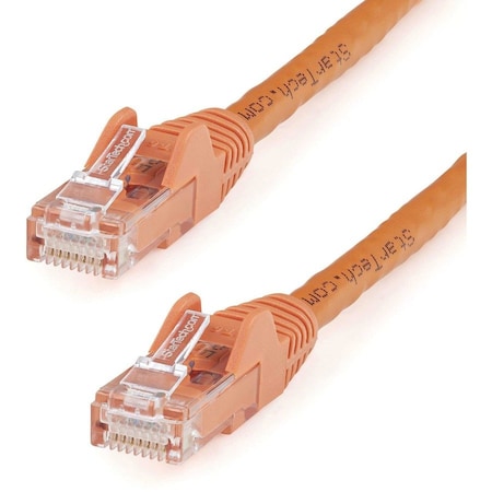 Startech.Com 7ft CAT6 Ethernet Cable Orange 100W PoE N6PATCH7OR