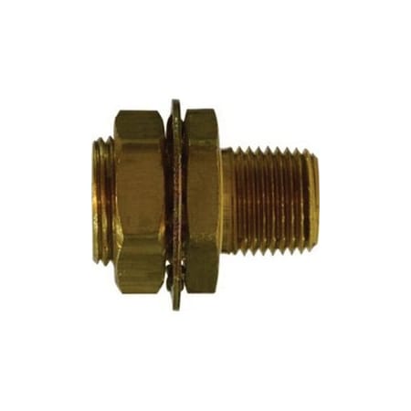 Midland Industries FITTING BHD 3/8IN FPT 1/2IN MPT BRS 129A-55646