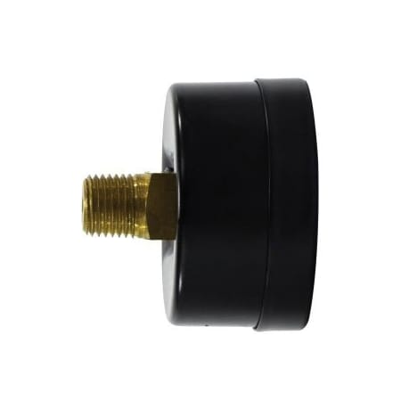 Ironwerks 2 in 0-15 PSI 1/4 in Center Back Mount Dry Gauge 80301
