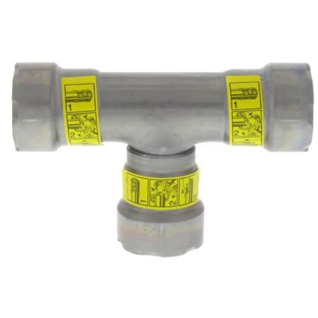 Viega MegaPressG tee P1 0.5 P2 0.5 P3 0.5 carbon steel zinc-nickel coating 25301