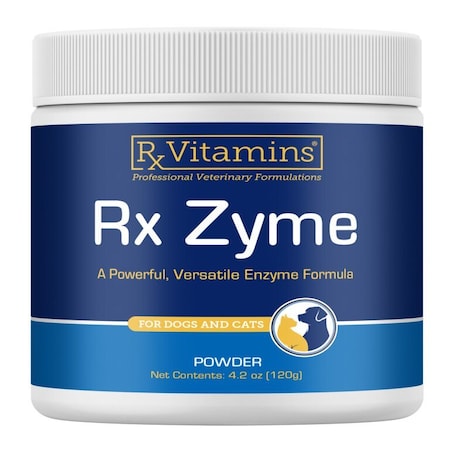 Rx Vitamins Rx Zyme Powder, A Powerful, Versatile Enzyme Formula, For Dogs & Cats, 4.2 oz (120gm) 8440