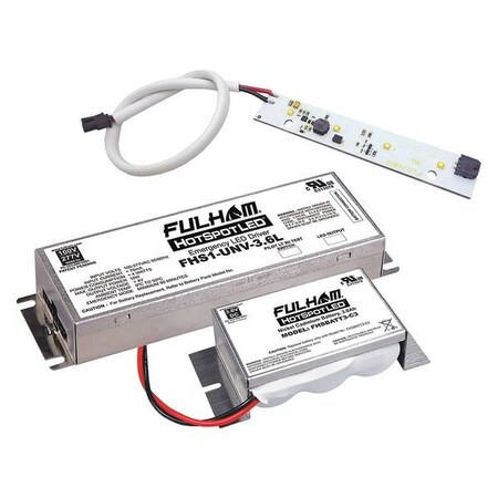 Fulham LED Emrg Drivr, 4W, UL Listed, 450 lm, 3Ah FHSKITT03LNC