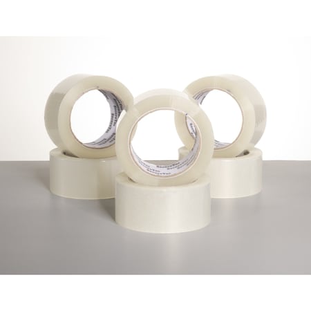 Bubblefast 36 Rolls 1.9 mil 2'' x 110 yd Acrylic Gripp Tape-Clear, 36PK Gripp-36 Rolls 2 x 110