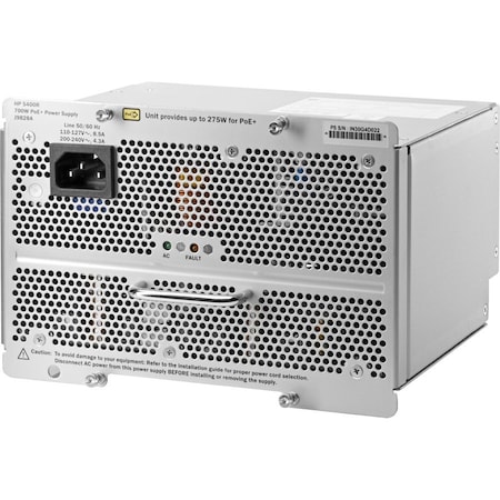 Hpe 5400R 700W PoE+ zl2 Power Supply - 700 W - 120 V AC, 230 V AC J9828A#ABA